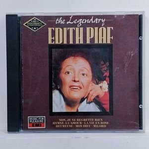 Edith Piaf The Legendary Edith‎ Piaf CD Music For Pleasure EMI La Vie En Rose